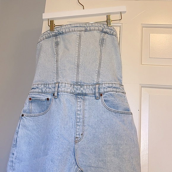 Abercrombie & Fitch • Strapless Denim Jumpsuit (L) *NWT* - Picture 8 of 11